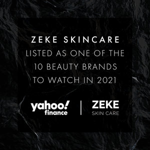 Zeke Skincare Listed As One Of The 10 Beauty Brands To Watch For 2021